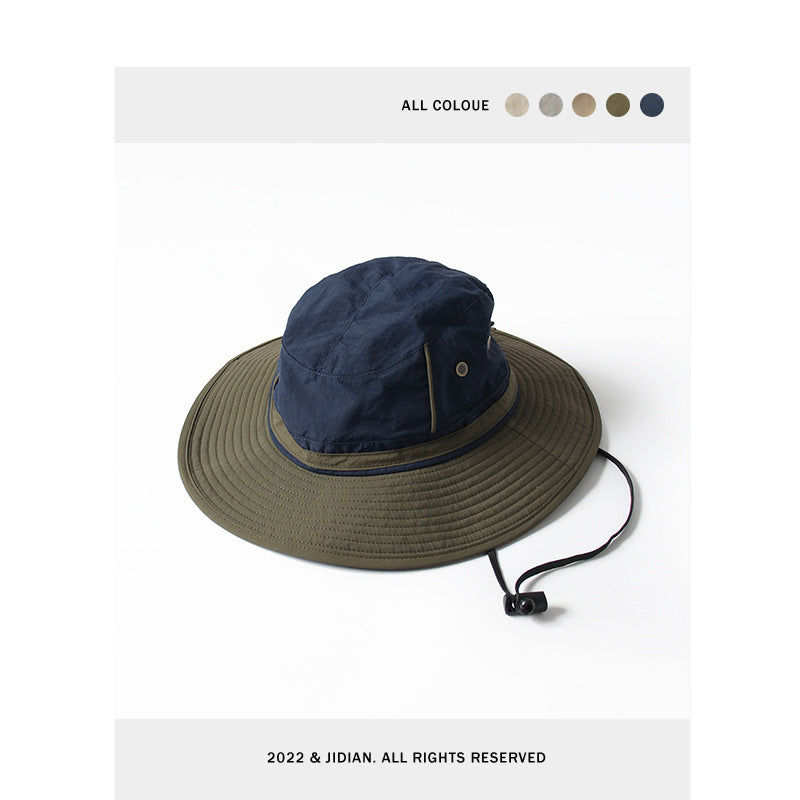 Sombrero de cubo con cordón de algodón al por mayor